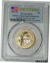 yɔi/iۏ؏tz AeB[NRC RC   [] 2015-W PCGS SP70 Sacagawea Native American Dollar Enhanced Coin & Currency Set