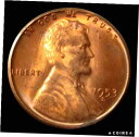 【極美品/品質保証書付】 アンティークコイン コイン 金貨 銀貨 [送料無料] 1953 S LINCOLN WHEAT CENT PENNY MINT STATE RED