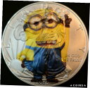 ミニオンズ - アメリカン シルバー イーグル 1オンス.999 限定版シルバー ダラー コインMinions - American Silver Eagle 1oz. .999 Limited Edition Silver Dollar Coin