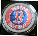 【極美品/品質保証書付】 アンティークコイン コイン 金貨 銀貨 [送料無料] Boston Red Sox - American Silver Eagle 1oz .999 Silver Dollar Coin