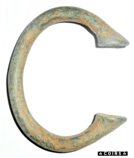  アンティークコイン コイン 金貨 銀貨  West African Manilla Bronze Trade Bracelet Money,Associated With The Slave Trade