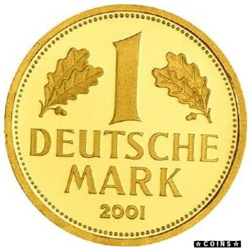 ɥ - 1 DM 2001 - ɥޡ - F - ȥåȥ - 12 gr  STDeutschland - 1 DM 2001 - Goldmark - F - Stuttgart - 12 gr Gold ST