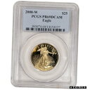 【極美品/品質保証書付】 アンティークコイン コイン 金貨 銀貨 [送料無料] 2008 W American Gold Eagle Proof 1/2 oz $25 - PCGS PR69 DCAM