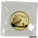 中国ゴールドパンダ 1 オンス 500 元 - BU - ミントシール - ランダム日付China Gold Panda 1 oz 500 Yuan - BU - Mint Sealed - Random Date