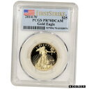 2014 W アメリカン ゴールド イーグル プルーフ 1/2 オンス $25 - PCGS PR70 DCAM ファースト ストライク2014 W Ameri...