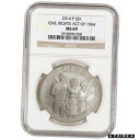 2014-P 米国公民権記念 BU シルバー $1 - NGC MS692014-P US Civil Rights Commemorative BU Silver $1 - NGC MS69(3)