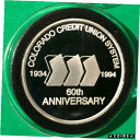 コロラド信用組合システム プルーフ コイン 1 トロイオンス .999 ファイン シルバー ラウンド メダルColorado Credit Union System Proof Coin 1 Troy Oz .999 Fine Silver Round Medal(3)