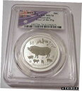 オーストラリア 2019 P 1/2 オンス シルバー 50 セント 亥年 MS70 PCGSAustralia 2019 P 1/2 oz Silver 50 Cents Year of the Pig MS70 PCGS