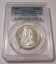 1964 年 ニュージャージー 300 周年紋章芸術銀メダル MS69 PCGS1964 New Jersey Tercentenary Heraldic Ar...
