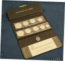 1969 ギニア共和国 9 コイン シルバー プルーフ セット オリジナル財布に COA 付き1969 Republic Of Guinea 9 Coin Si...
