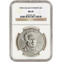  アンティークコイン コイン 金貨 銀貨  1998-S US Black Revolutionary War Patriots Commem BU Silver Dollar - NGC MS69