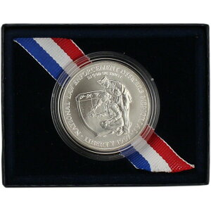 1997-P 米国国家法執行官追悼記念品 BU 銀貨1997-P US National Law Enforcement Officers Memorial Commem BU Silver Dollar
