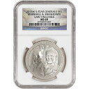 2013-W 米国 5 つ星将軍記念 BU シルバー $1 NGC MS69 ER 迷彩ラベル2013-W US 5-Star Generals Commemorative BU Silver $1 NGC MS69 ER Camo Label