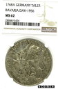 【極美品/品質保証書付】 アンティークコイン 硬貨 German States Bavaria 1768 Taler Coin Thaler NGC MS 62 VZ/STG UNC Arslani-thaler 送料無料 oct-wr-4151-287