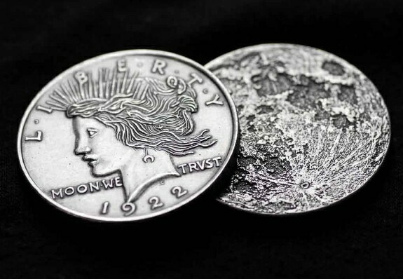 【極美品/品質保証書付】 アンティークコイン コイン 金貨 銀貨 送料無料 American Gods Moon - Shadow 039 s Liberty Head 1 oz .999 Silver Antiqued Coin W/OMP