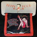 新しいベティー ブープ ブラックとレッドの二つ折り財布New Betty Boop Black and Red Bifold Wallet