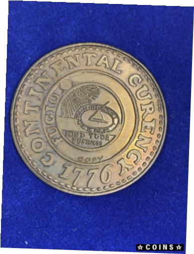 アンティークコイン コイン 金貨 銀貨  1776 Continental Dollar Bronze Re-Strike / Copy Token Medal Medallion MasterCard