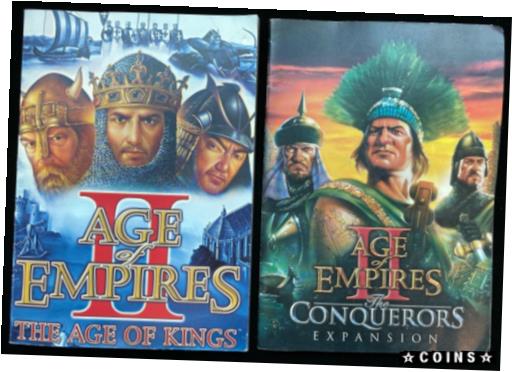 【極美品/品質保証書付】 アンティークコイン コイン 金貨 銀貨 送料無料 Age of Empires II The Conquerors Expansion The Age of Kings Books- Microsoft