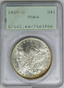 【極美品/品質保証書付】 アンティークコイン コイン 金貨 銀貨 [送料無料] 1885-O PCGS Silver Morgan Dollar MS64 OGH Green Label R..