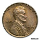  アンティークコイン コイン 金貨 銀貨  1939-D Lincoln Cent BU (Red/Brown) - SKU#216125