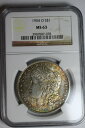 【極美品/品質保証書付】 アンティークコイン コイン 金貨 銀貨 [送料無料] 1904 O Morgan Silver Dollar Orange Tone NGC MS63 #078