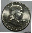 1955 バグズ フランクリン ハーフダラー BU MS ZC1811955 Bugs Franklin Half Dollar BU MS ZC181