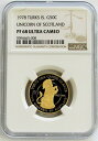 yɔi/iۏ؏tz AeB[NRC RC   [] 1978 GOLD TURKS & CAICOS 268 MINTED UNICORN QUEEN'S BEAST NGC PROOF 68 UC