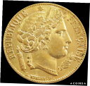  アンティークコイン コイン 金貨 銀貨  1851 A GOLD FRANCE 20 FRANCS 6.45 GRAMS CERES GODDESS COIN UNCIRCULATED