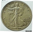 1942 Walking Liberty Half Dollar, Free Shipping!! WLHA92※関税は当ショップ負担（お客様負担無し）※全国送料無料・海外輸送無料※商品の状態は画像をご確認下さい（極美品・目立った汚れ無し）...