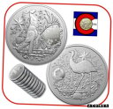 2021 オーストラリアの国章 1 オンスシルバーコイン - シュリンク包装ロール 10 コイン2021 Australia Coat of Arms 1 oz...