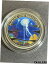 2002 パラオ共和国 $5 シルバーカラーコイン 海洋生物保護クラゲ2002 Republic of Palau $5 Silver Colorized Coin Marine Life Protection Jellyfish 66,500円