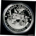 2013 カナダドル 20 ドル純銀プルーフコイン ルイブール建国 300 周年記念2013 Canadian $20 Pure Silver Proof Co...
