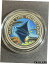 1999 パラオ共和国 $5 シルバーカラーコイン 海洋生物保護スティングレイ1999 Republic of Palau $5 Silver Colorized Coin Marine Life Protection Stingray 70,000円