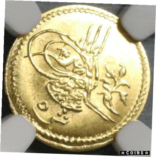 ڶ/ʼݾڽա ƥ    [̵] 1882 NGC MS-67 Egypt Gold 5 Qirsh Ottoman 1293//7 Sultan Coin (20083005C)