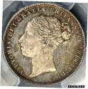 【極美品/品質保証書付】 アンティークコイン コイン 金貨 銀貨 [送料無料] 1885 PCGS MS 65 Victoria Silver Shilling Great Britain Coin (19020701D)