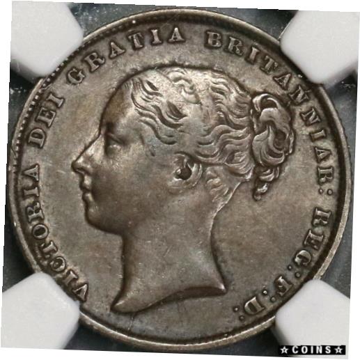 【極美品/品質保証書付】 アンティークコイン コイン 金貨 銀貨 [送料無料] 1862 NGC XF Victoria Shilling Great Britain Key Date Silver Coin (18061803C) 1
