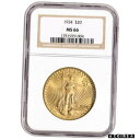 yɔi/iۏ؏tz AeB[NRC  1924 US Gold $20 Saint-Gaudens Double Eagle - NGC MS66 [] #got-wr-4211-284
