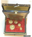 1990-P 中国 5 コイン パンダ 999 ゴールド プルーフ地金セット 1.9 オンス 箱入り COA #gcf-wr-4215-215 1990-P C...