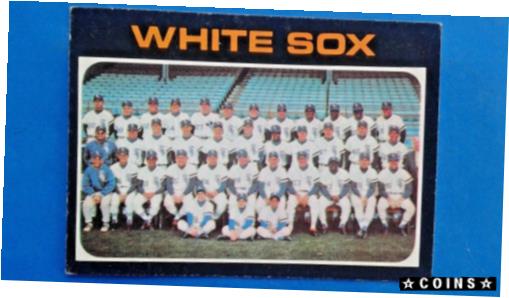 【極美品/品質保証書付】 アンティークコイン コイン 金貨 銀貨 [送料無料] 1971 Topps Baseball Card Chicago White Sox Team Photo #289