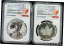 yɔi/iۏ؏tz AeB[NRC RC   [] 2019 Pride of Two Nations Set NGC PF70 First Release Silver Eagle Maple leaf