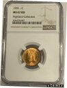 【極美品/品質保証書付】 アンティークコイン 硬貨 1903 U.S. Indian Head One Cent Penny Coin - NGC MS 67 ...