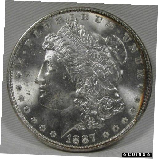  アンティークコイン コイン 金貨 銀貨  1887-P Morgan Dollar VCH UNC+ Coin AD741