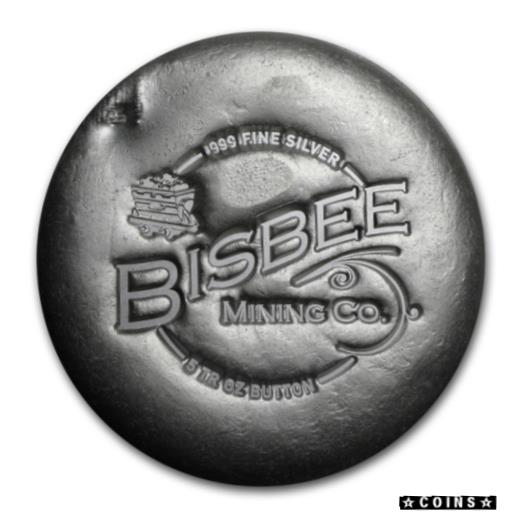  アンティークコイン コイン 金貨 銀貨  5 oz Silver Button - Bisbee - SKU #85653