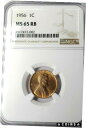 yɔi/iۏ؏tz AeB[NRC RC   [] 1956 LINCOLN HEAD PENNY NGC MS65RB