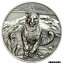 【極美品/品質保証書付】 アンティークコイン コイン 金貨 銀貨 [送料無料] 2017 Mongolia 500 Togrog Snow Leopard Antiqued 1 oz .999 Silver Coin - 999 Made