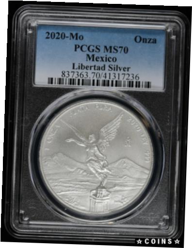 yɔi/iۏ؏tz AeB[NRC RC   [] 2020 Mo Mexico 1 oz Silver Libertad Onza PCGS MS 70 | BU Uncirculated UNC