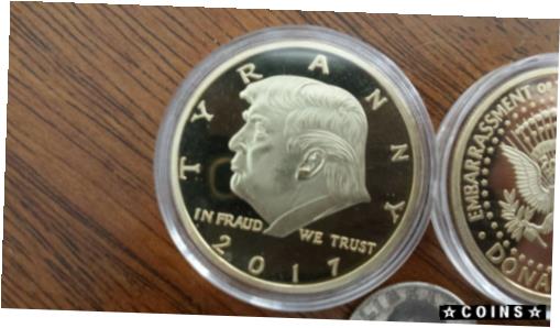ڶ/ʼݾڽա ƥ    [̵] 2 Donald Trump tyranny anti Trump coins IN FRAUD WE TRUST