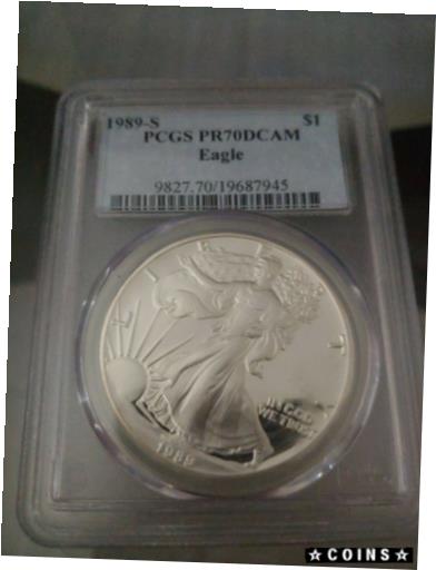 ڶ/ʼݾڽա ƥ    [̵] 1989-S PCGS PR70DCAM Eagle