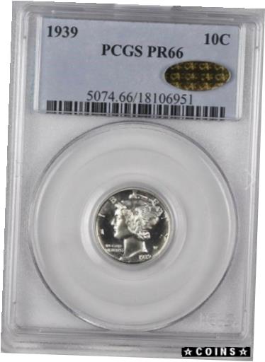 ڶ/ʼݾڽա ƥ    [̵] 10C 1939 PCGS PR66 GOLD CAC