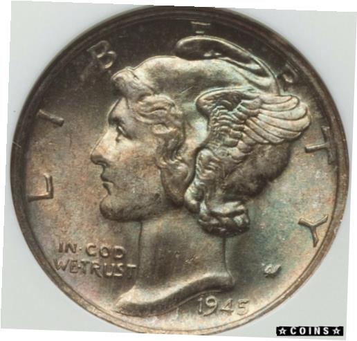 ڶ/ʼݾڽա ƥ    [̵] 1945-S 10C MS67 Full Bands NGC